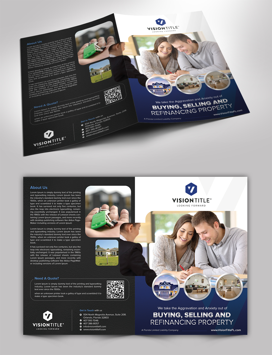 Brochure Design by SAI DESIGNS for Vision Title, LLC | Design #21546690