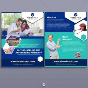 Vision Title needs a new brochure design | Diseño de Brochure por DA.