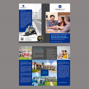 Vision Title needs a new brochure design | Brochure Design by GraphicsGuru
