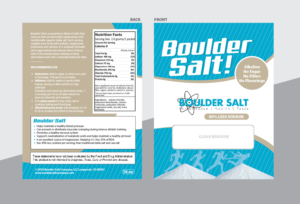 Verpackungs-Design von Achiver für Boulder Salt Company | Design: #21509925