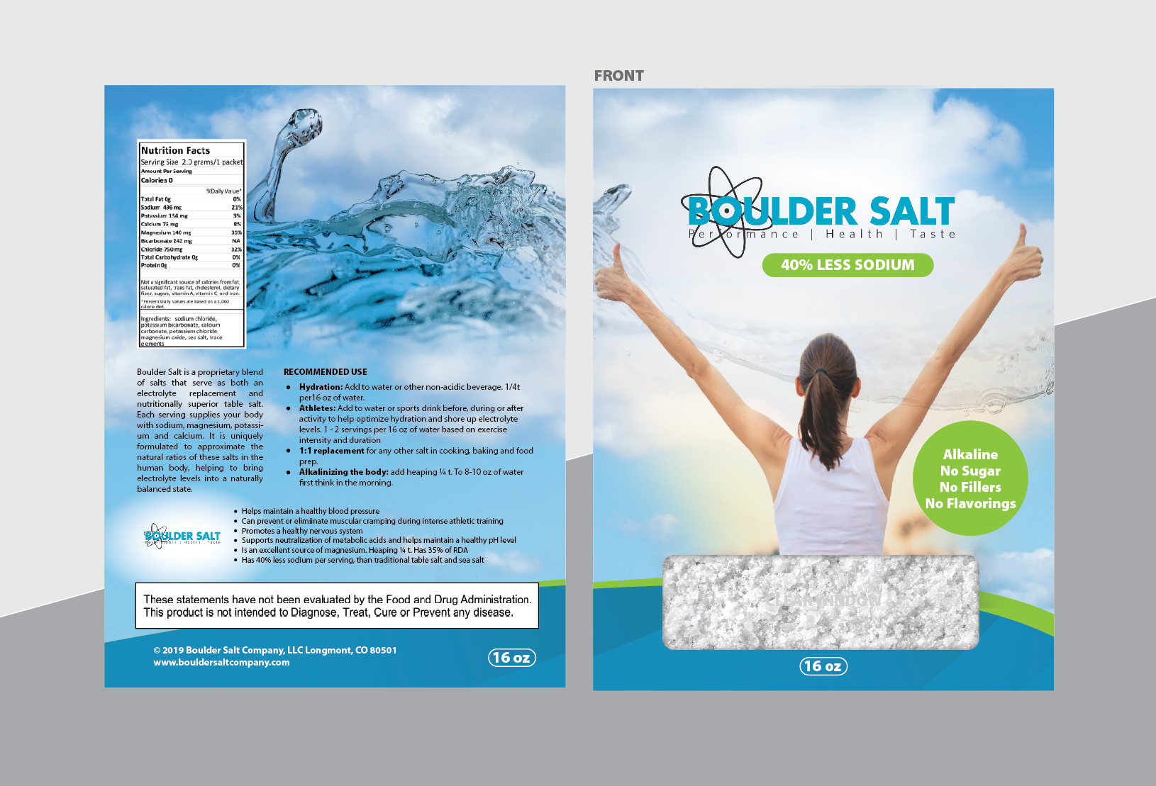Verpackungs-Design von Achiver für Boulder Salt Company | Design #21537936