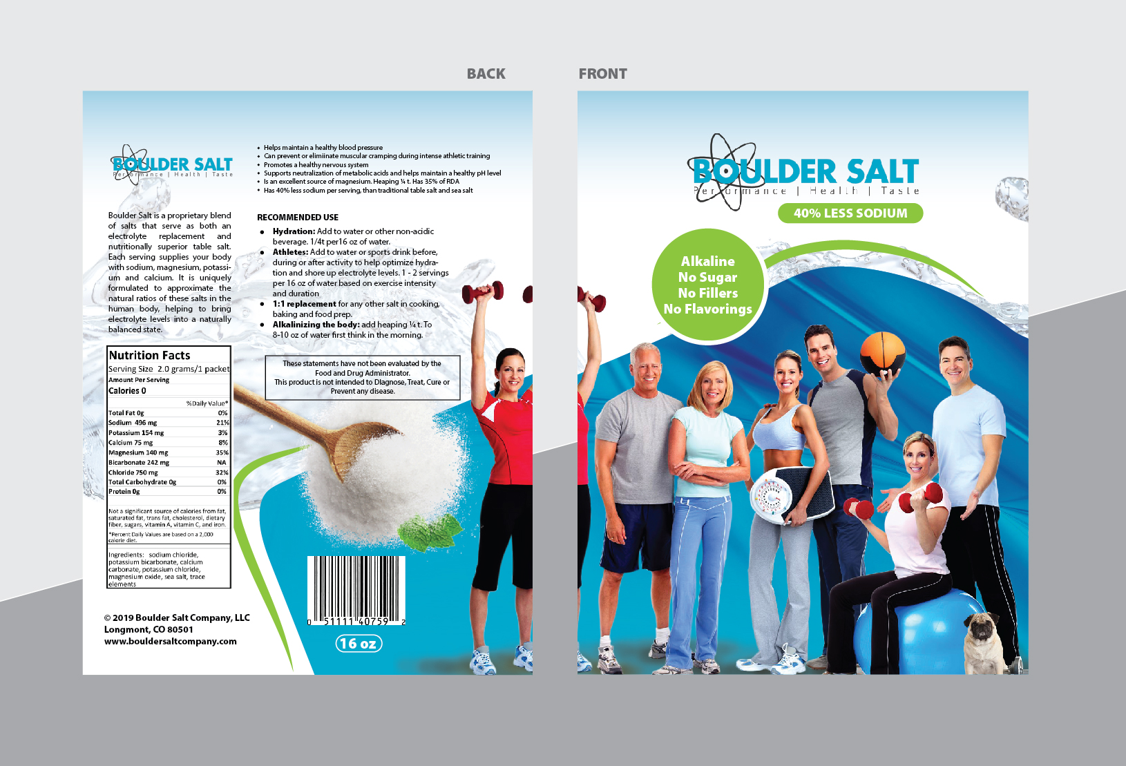 Verpackungs-Design von Achiver für Boulder Salt Company | Design #21538043