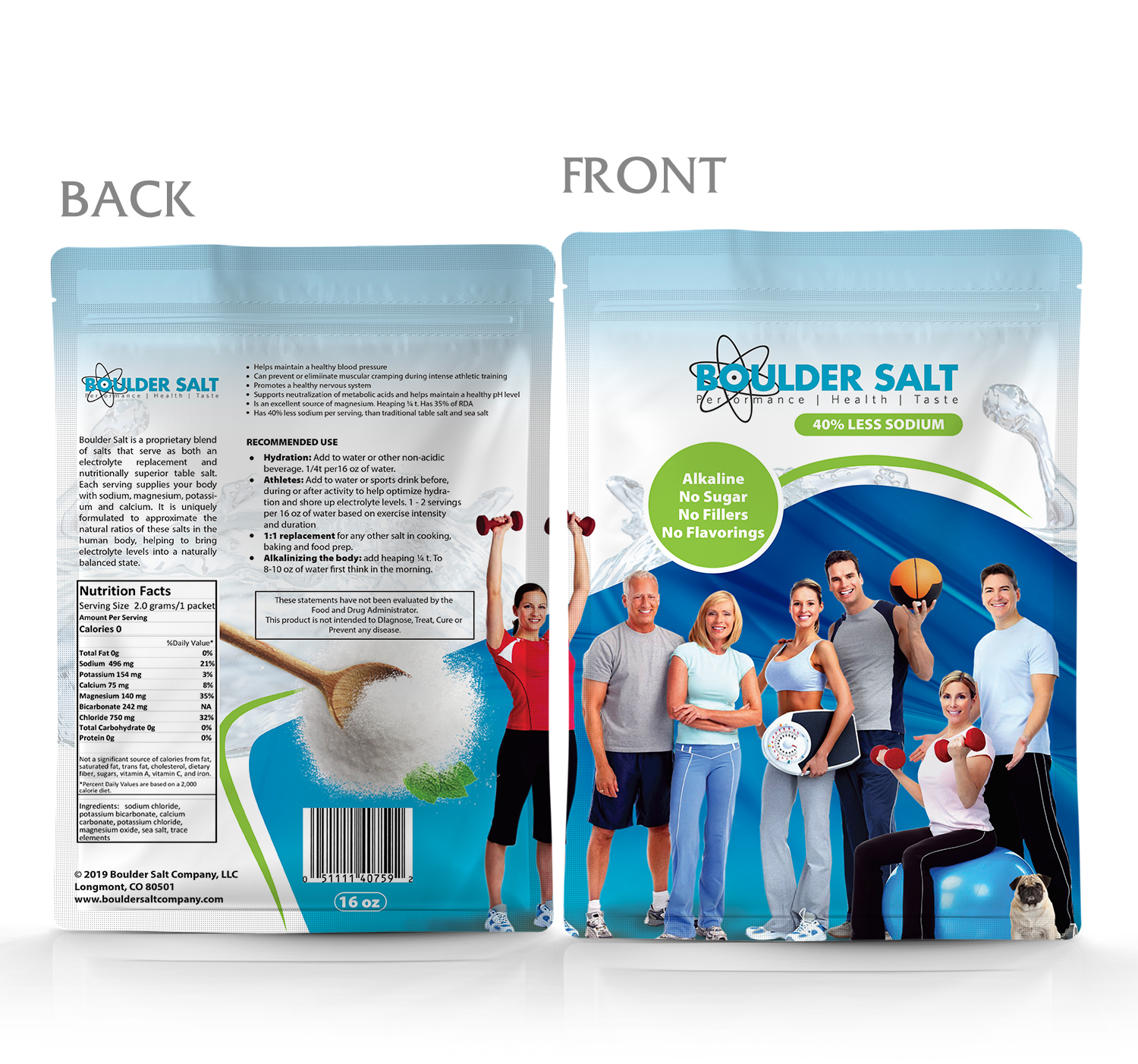 Verpackungs-Design von Achiver für Boulder Salt Company | Design #21538049