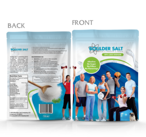 Verpackungs-Design von Achiver für Boulder Salt Company | Design: #21538049