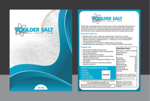 Verpackungs-Design von Deziners Zone für Boulder Salt Company | Design: #21545095