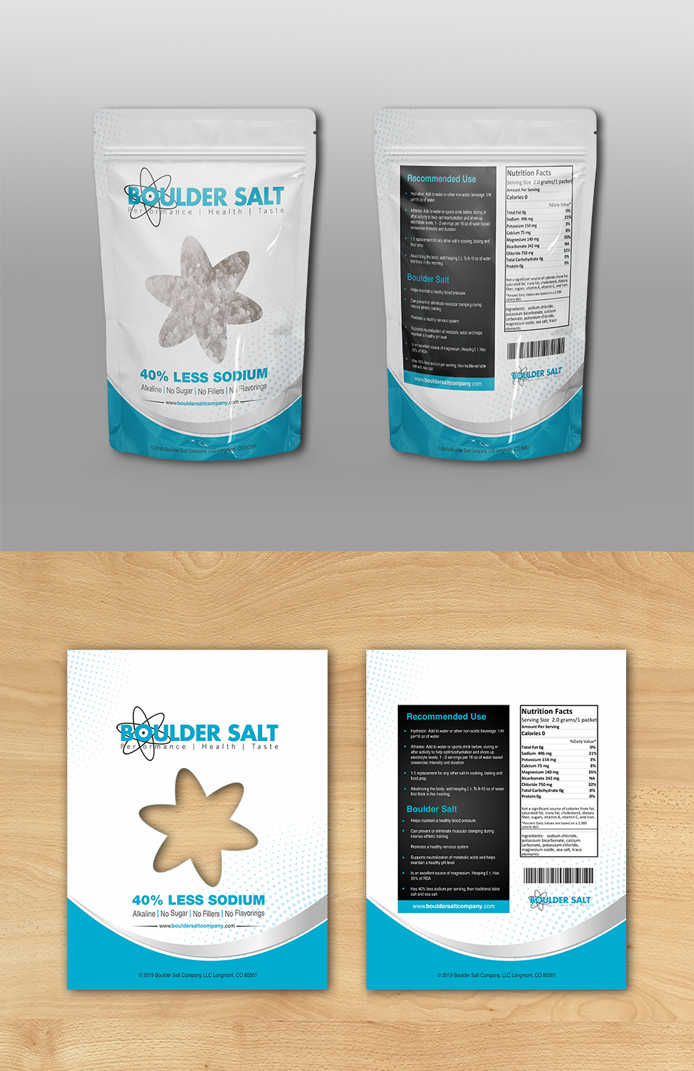 Packaging Design by ecorokerz for Boulder Salt Company | Design #21523591