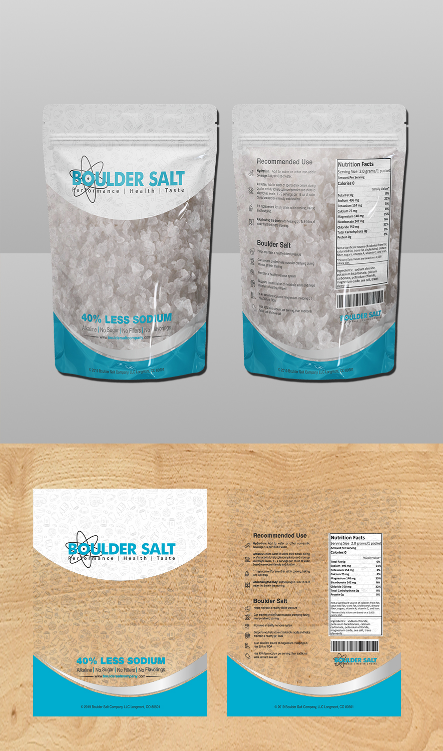 Verpackungs-Design von ecorokerz für Boulder Salt Company | Design #21541504