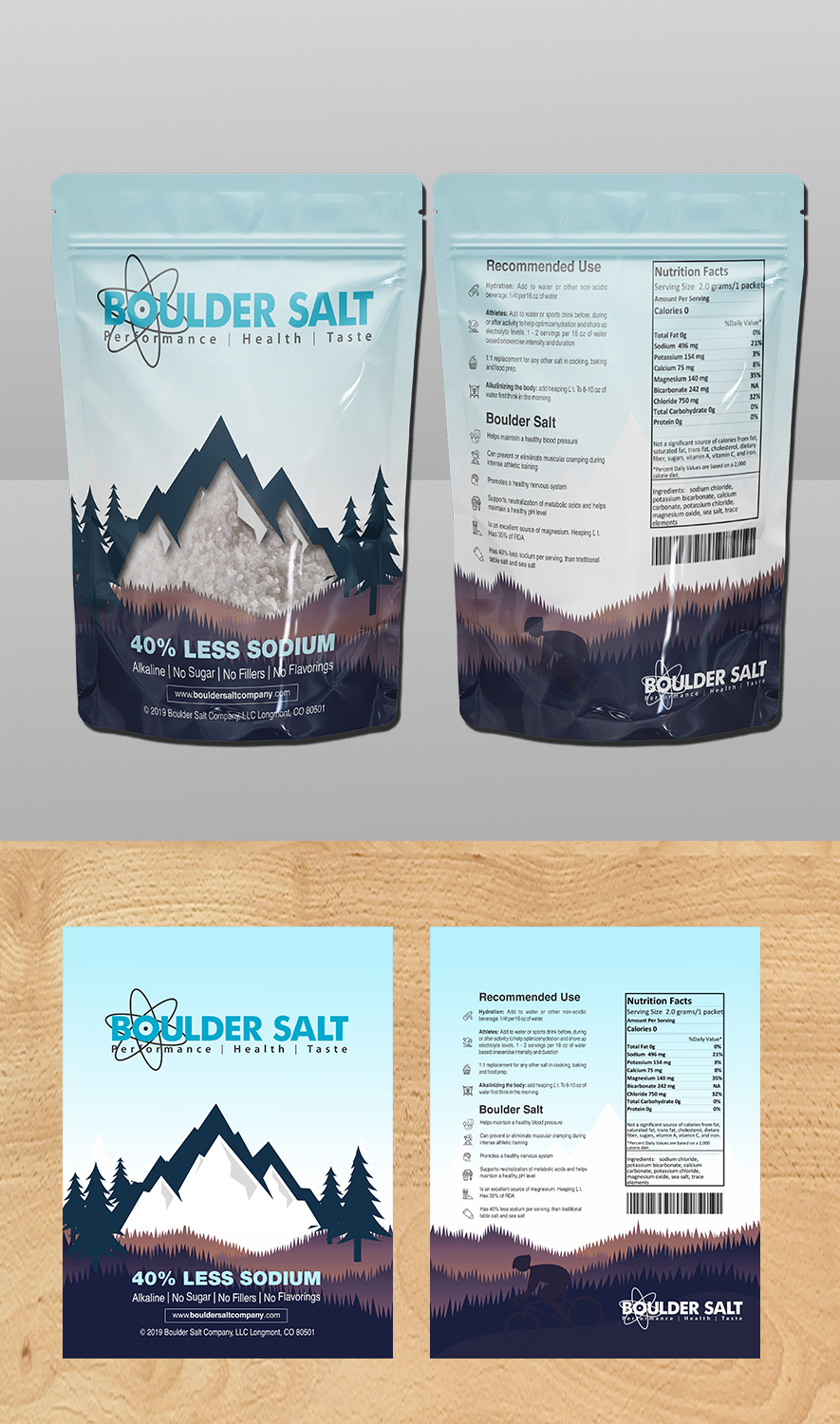 Packaging Design by ecorokerz for Boulder Salt Company | Design #21568483