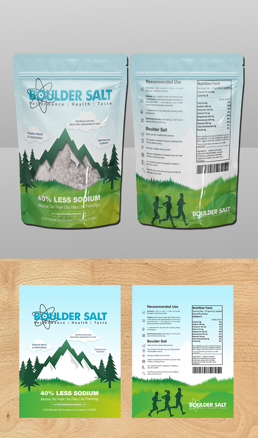 Packaging Design by ecorokerz for Boulder Salt Company | Design #21574665