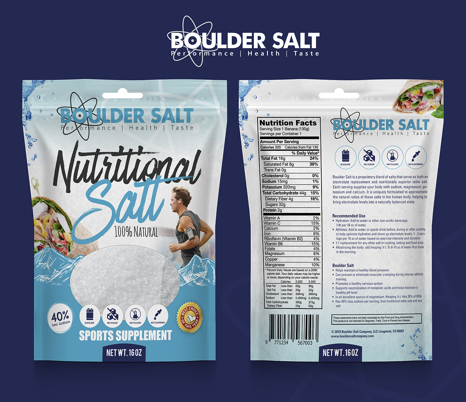 Verpackungs-Design von SAI DESIGNS für Boulder Salt Company | Design #21564172