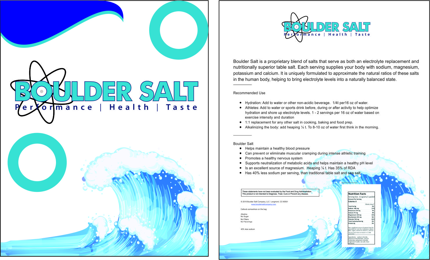 Packaging Design by Bijoy Das for Boulder Salt Company | Design #21550018