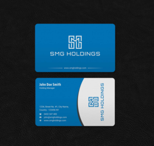 Business Card Design by INDIAN_Ashok for SMG Holdings | Design: #21510395