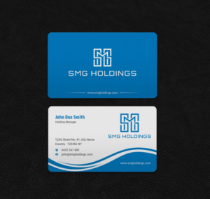 Business Card Design by INDIAN_Ashok for SMG Holdings | Design: #21510399