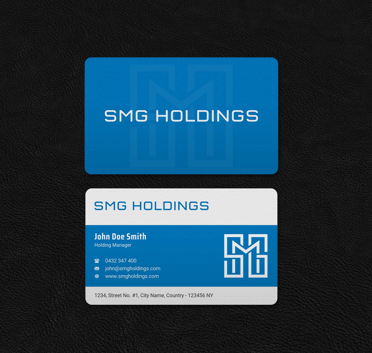 Business Card Design by INDIAN_Ashok for SMG Holdings | Design #21510409