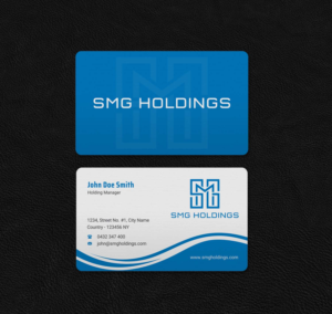 Business Card Design by INDIAN_Ashok for SMG Holdings | Design: #21510411