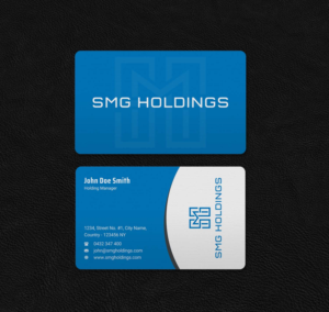 Business Card Design by INDIAN_Ashok for SMG Holdings | Design: #21510417