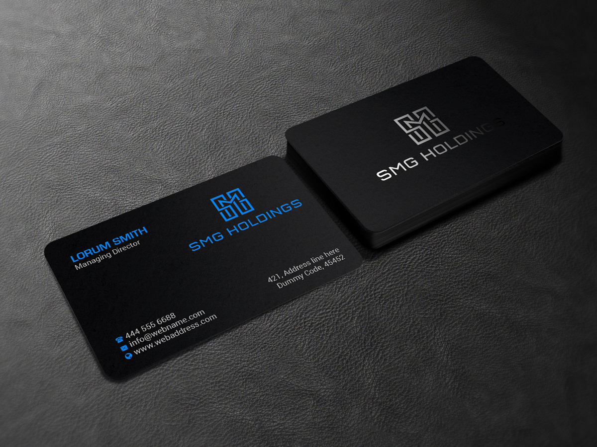 Diseño de Tarjeta de Presentación por Creations Box 2015 para SMG Holdings | Diseño #21515600