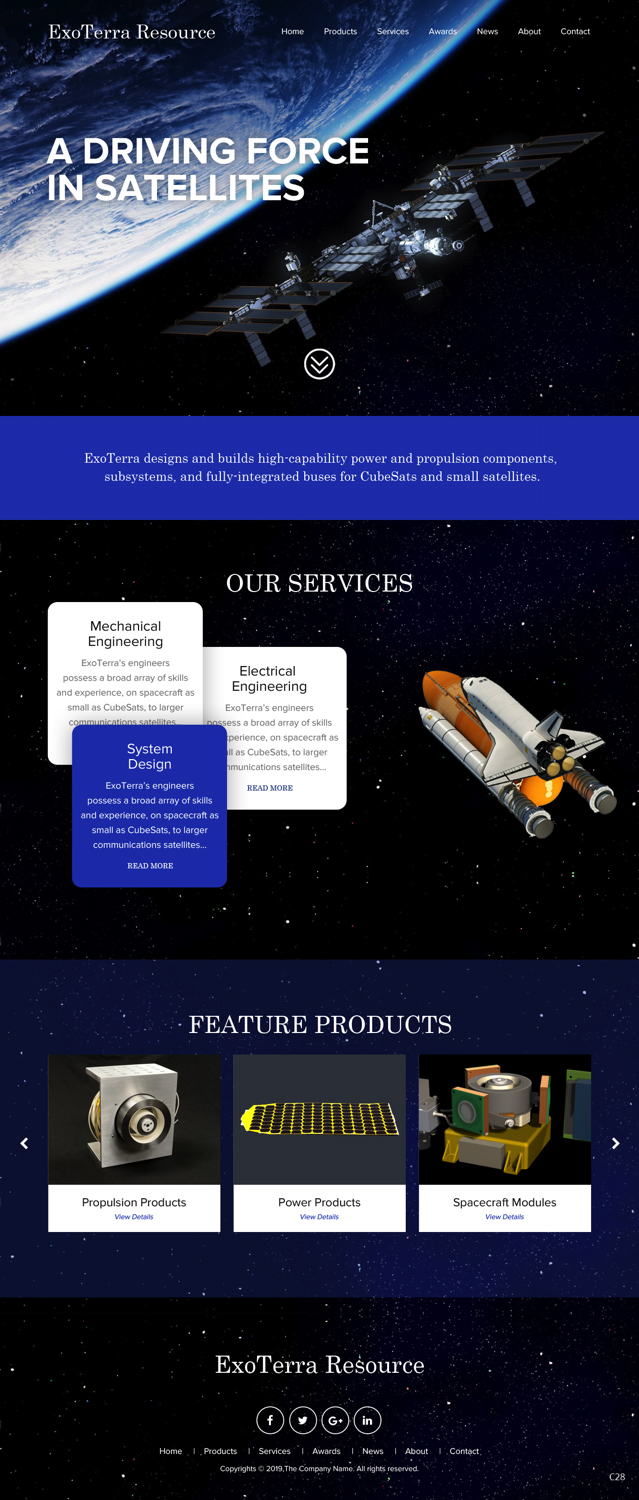 Diseño Web por pb para Exoterra Resource LLC | Diseño #21527573