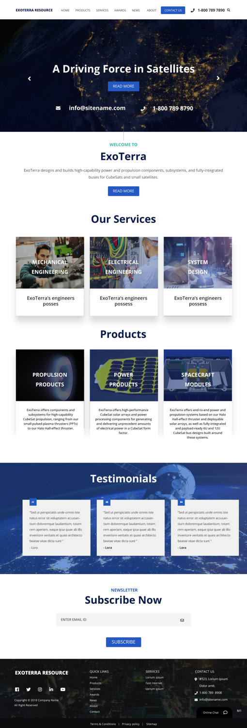 Diseño Web por pb para Exoterra Resource LLC | Diseño #21527575