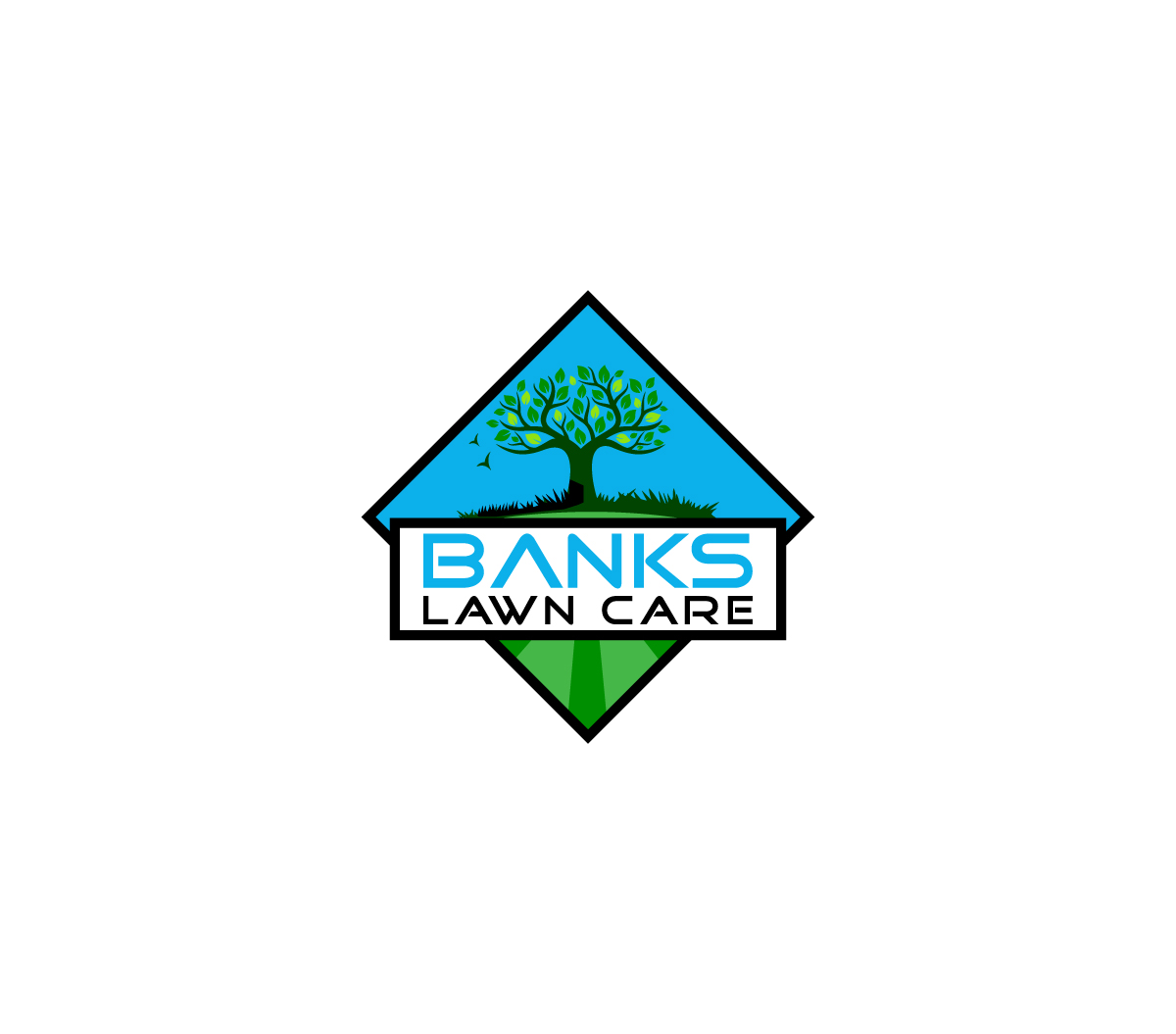 Logo Design for Banks Lawn Care by jemmy f 2 Design 21511694