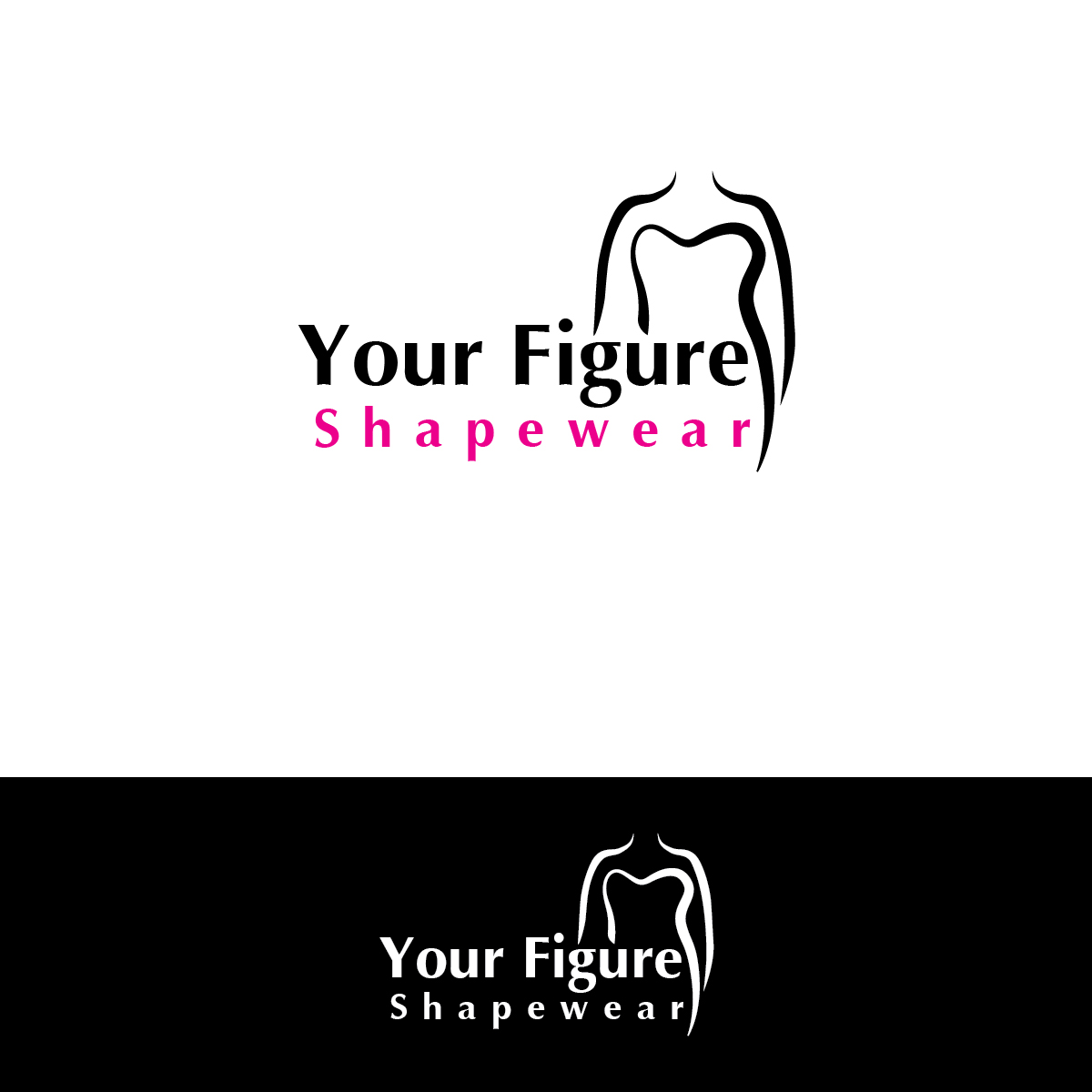 Modern, Upmarket Logo Design for Your Figure Shapewear by Pixxl Art