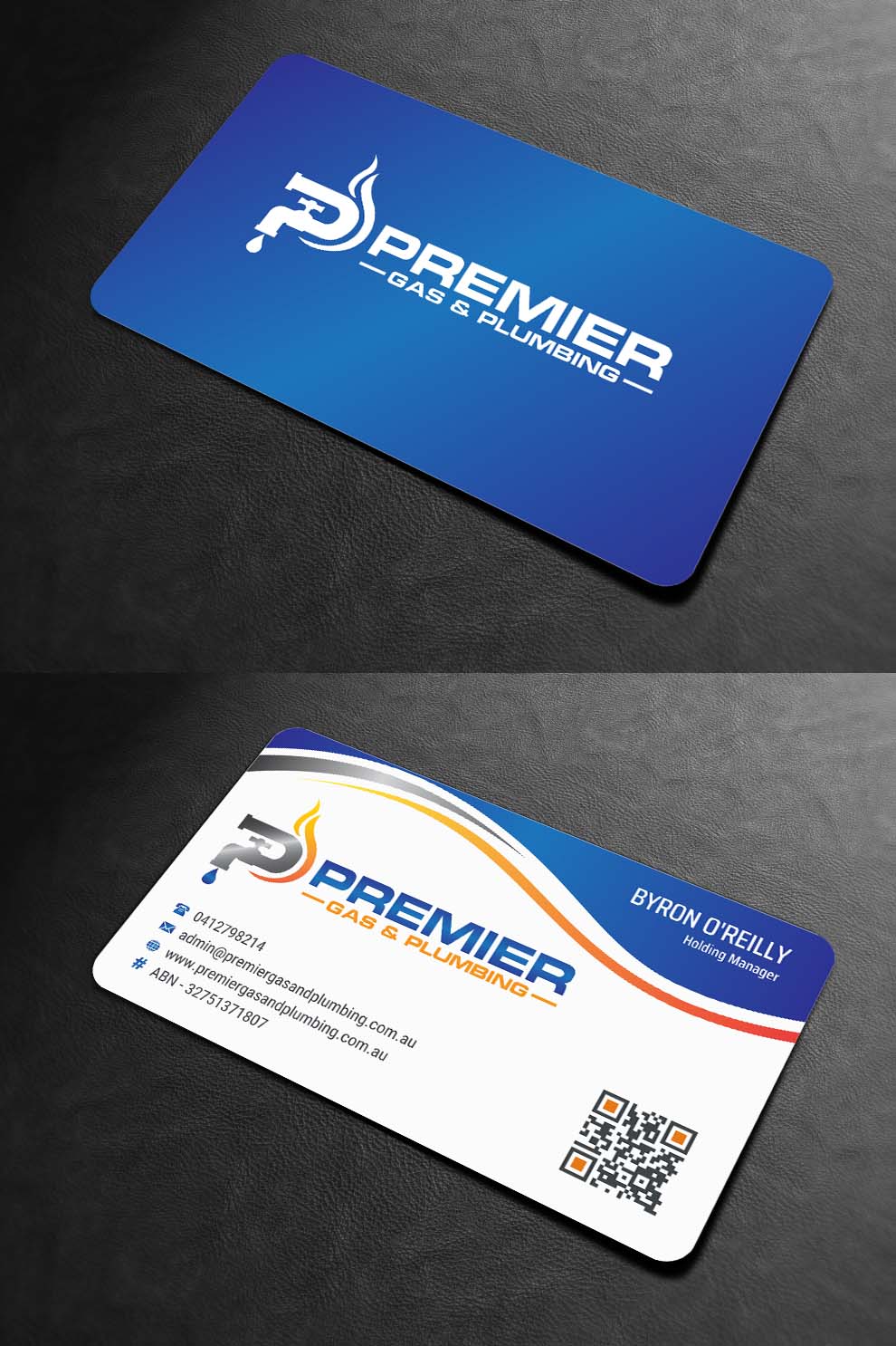 Business Card Design by INDIAN_Ashok for Premier Gas & Plumbing | Design #21532330