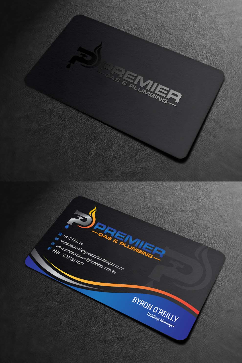 Business Card Design by INDIAN_Ashok for Premier Gas & Plumbing | Design #21532341