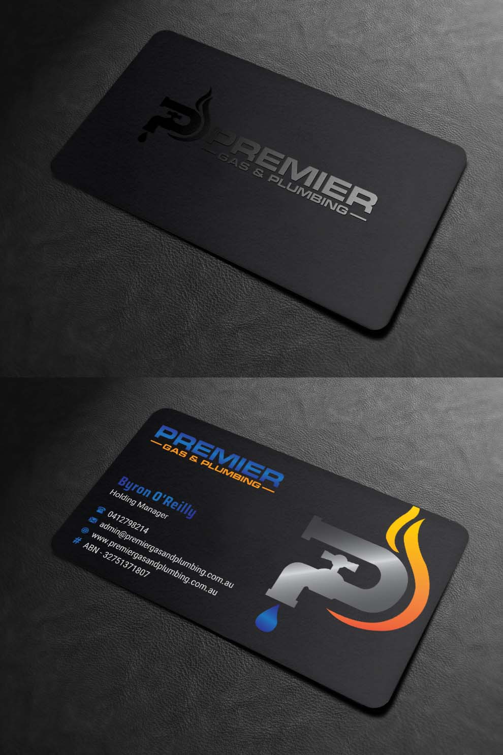 Business Card Design by INDIAN_Ashok for Premier Gas & Plumbing | Design #21532343