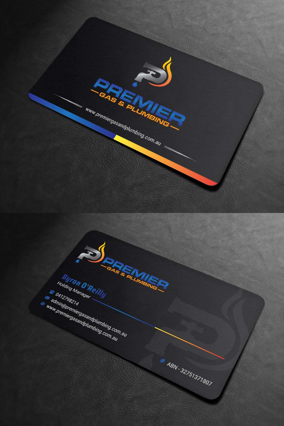 Business Card Design by INDIAN_Ashok for Premier Gas & Plumbing | Design #21532352