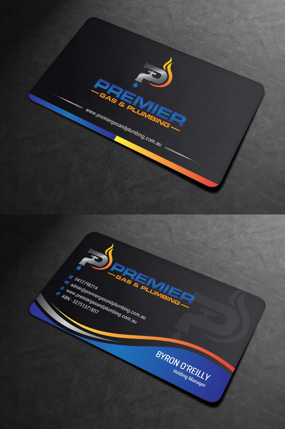 Business Card Design by INDIAN_Ashok for Premier Gas & Plumbing | Design #21532353