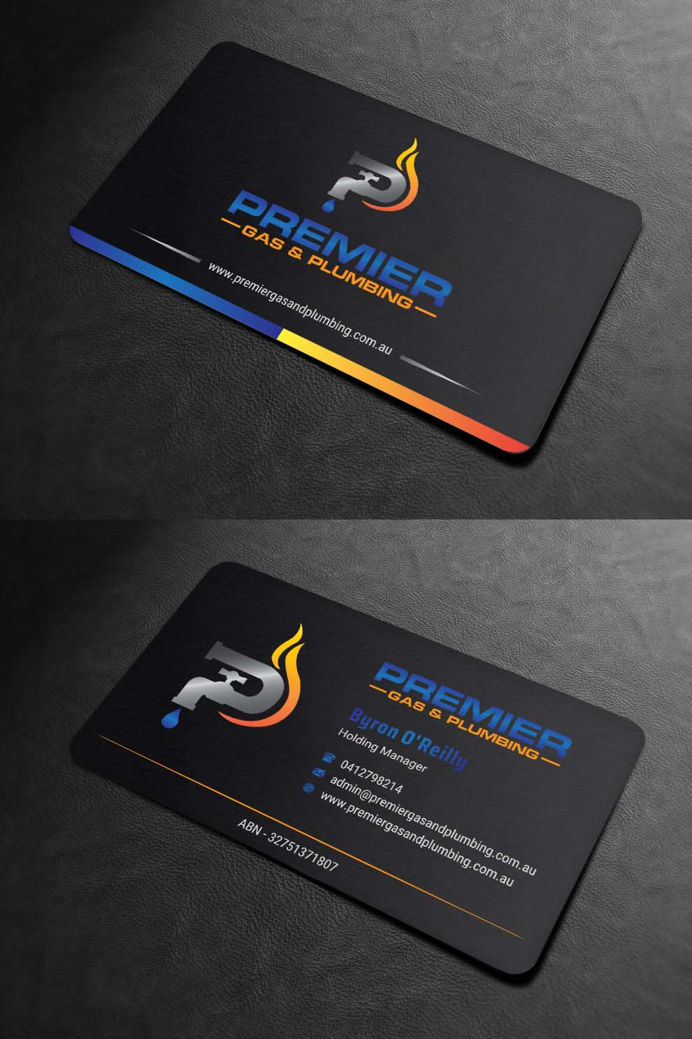 Business Card Design by INDIAN_Ashok for Premier Gas & Plumbing | Design #21532363