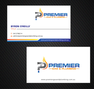 Business Card Design by Infinitive Technology for Premier Gas & Plumbing | Design: #21541170