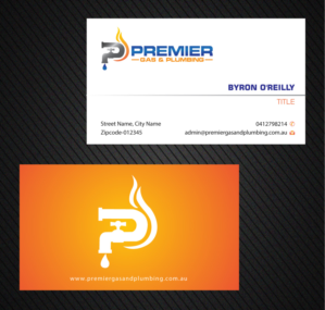 Business Card Design by Infinitive Technology for Premier Gas & Plumbing | Design: #21541171
