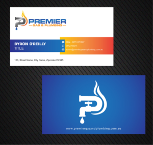 Business Card Design by Infinitive Technology for Premier Gas & Plumbing | Design: #21541173