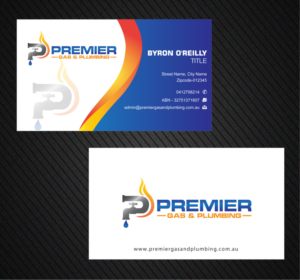 Business Card Design by Infinitive Technology for Premier Gas & Plumbing | Design: #21541179