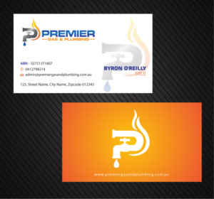 Business Card Design by Infinitive Technology for Premier Gas & Plumbing | Design: #21541196