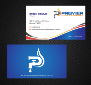 Business Card Design by Infinitive Technology for Premier Gas & Plumbing | Design: #21541204