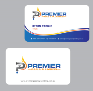 Business Card Design by Infinitive Technology for Premier Gas & Plumbing | Design: #21542214