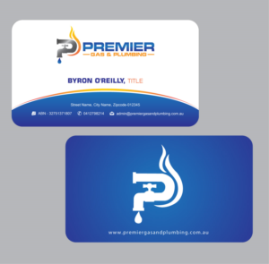 Business Card Design by Infinitive Technology for Premier Gas & Plumbing | Design: #21542217