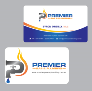 Business Card Design by Infinitive Technology for Premier Gas & Plumbing | Design: #21542223