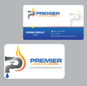 Business Card Design by Infinitive Technology for Premier Gas & Plumbing | Design: #21542224