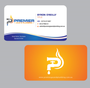 Business Card Design by Infinitive Technology for Premier Gas & Plumbing | Design: #21542225