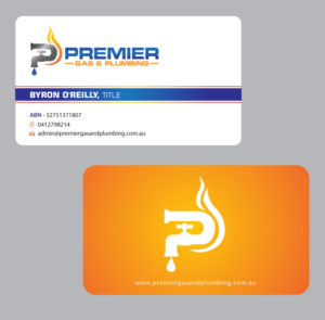 Business Card Design by Infinitive Technology for Premier Gas & Plumbing | Design: #21542236