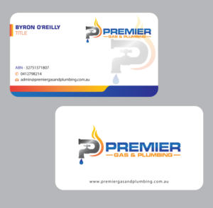 Business Card Design by Infinitive Technology for Premier Gas & Plumbing | Design: #21542243