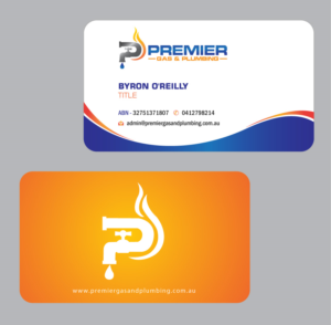 Business Card Design by Infinitive Technology for Premier Gas & Plumbing | Design: #21542244