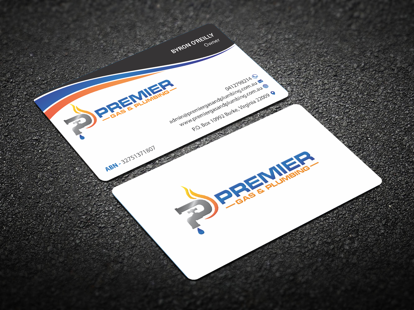 Business Card Design by Infinitive Technology for Premier Gas & Plumbing | Design #21543206