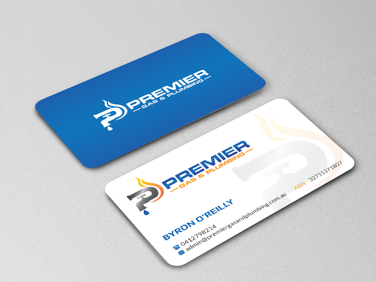 Business Card Design by Creations Box 2015 for Premier Gas & Plumbing | Design #21524387