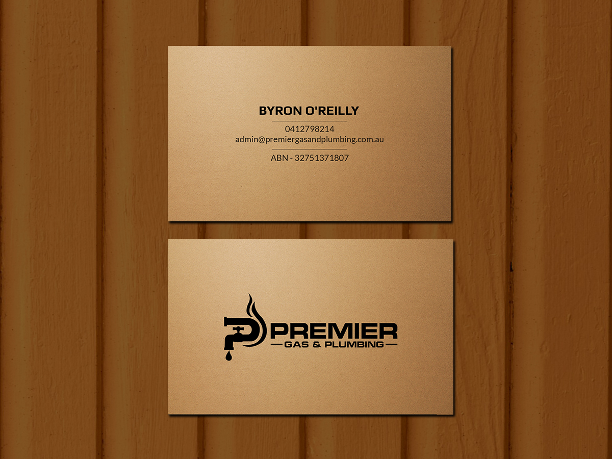 Business Card Design by Creations Box 2015 for Premier Gas & Plumbing | Design #21524398