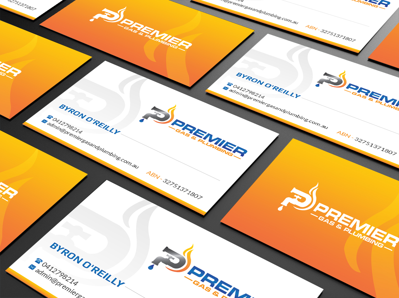 Business Card Design by Creations Box 2015 for Premier Gas & Plumbing | Design #21524407