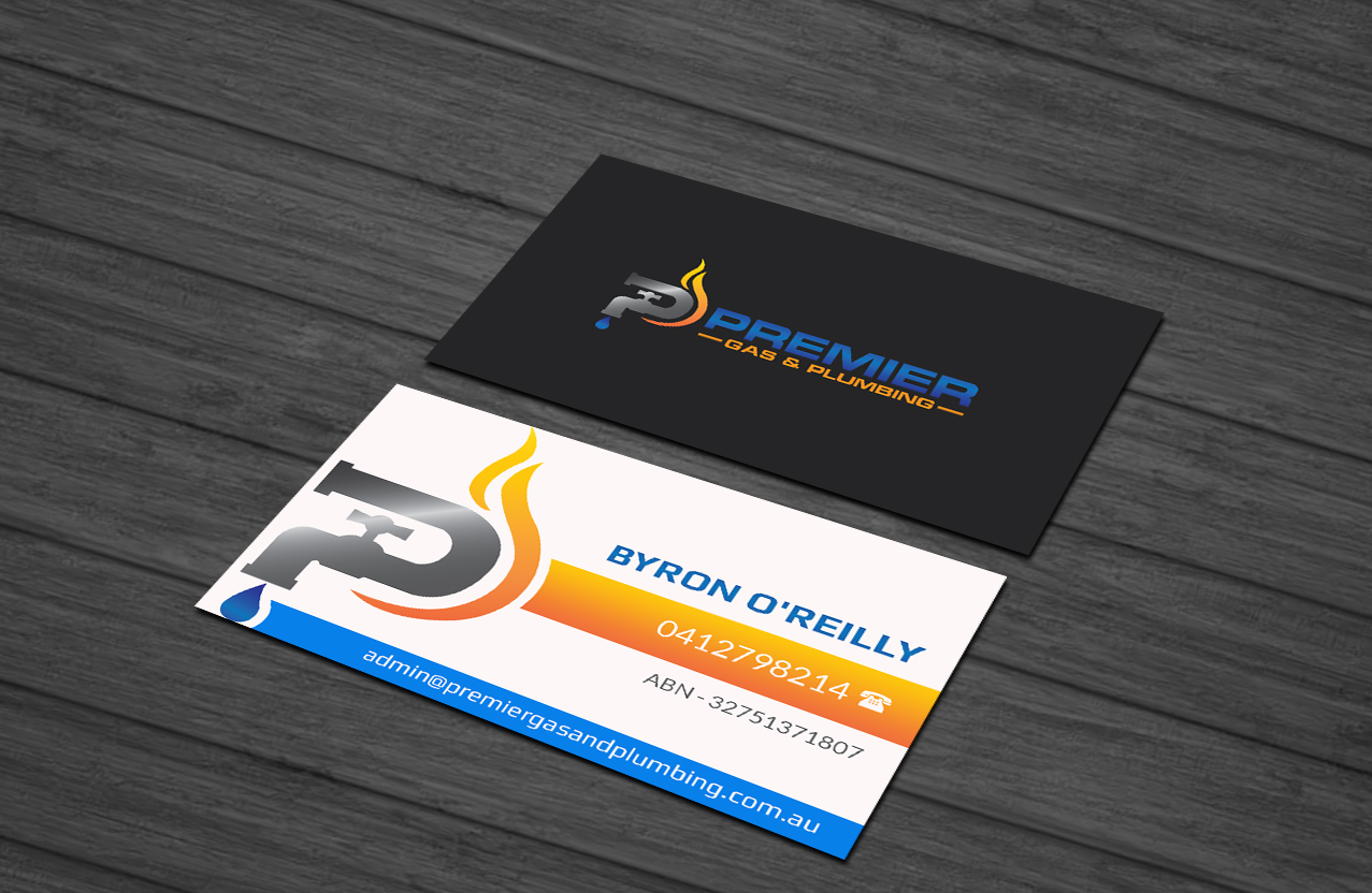 Business Card Design by Creations Box 2015 for Premier Gas & Plumbing | Design #21524409